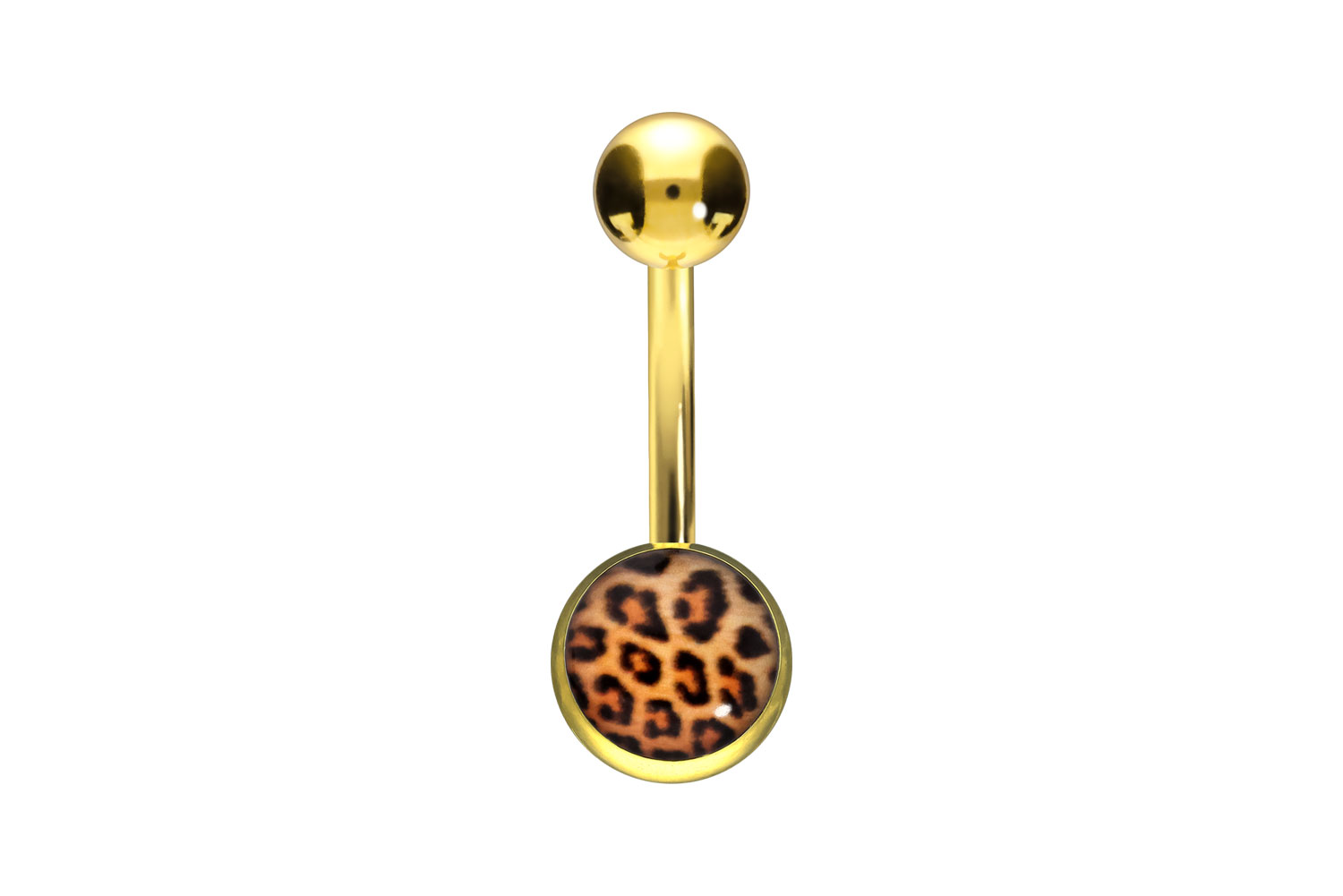 Chirurgenstahl Bananabell Piercing LEOPARD